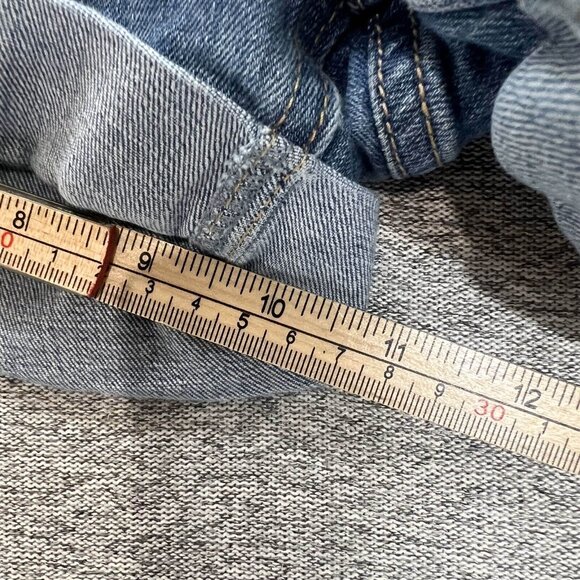 Hollister Jean Shorts Women Size 26 Blue Light Wash High Rise Boyfriend Denim - Picture 8 of 13